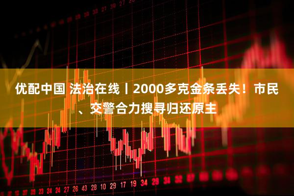 优配中国 法治在线丨2000多克金条丢失！市民、交警合力搜寻归还原主