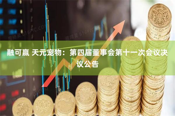 融可赢 天元宠物：第四届董事会第十一次会议决议公告