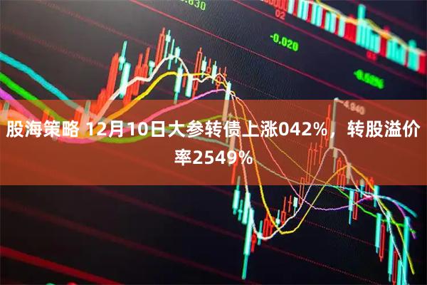 股海策略 12月10日大参转债上涨042%，转股溢价率2549%